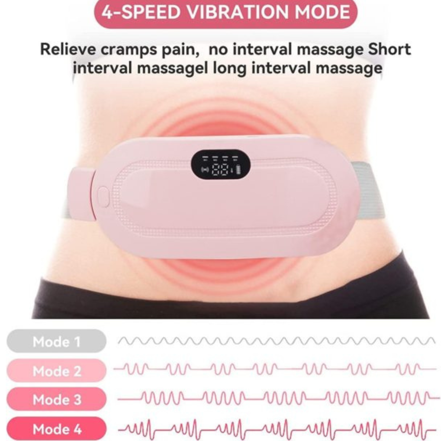 Portable Electric Heating Pad for Period Pain Relieff