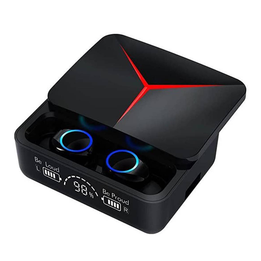 M90 Pro Gaming Earbuds – Bluetooth 5.3 Wireless Earphones with ENC Noise Reduction & LED Display (Touch Control)