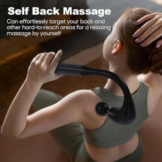Deep Tissue Neck & Back Massager – Handheld Percussion Gun for Full Body Relief